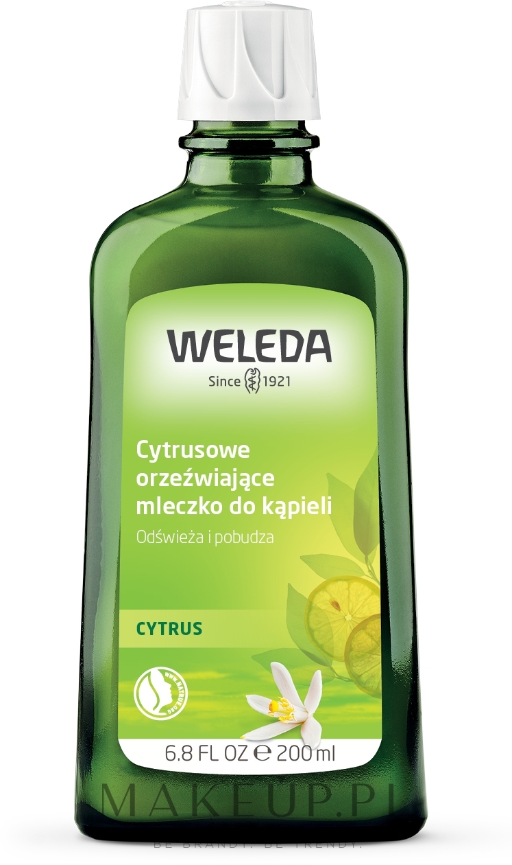 Odżywcze mleczko do kąpieli Cytrus - Weleda Citrus Refreshing Bath Milk — Zdjęcie 200 ml