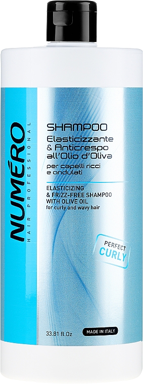 Szampon do włosów kręconych Oliwa z oliwek - Brelil Numero Elasticizing Shampoo — Zdjęcie N3