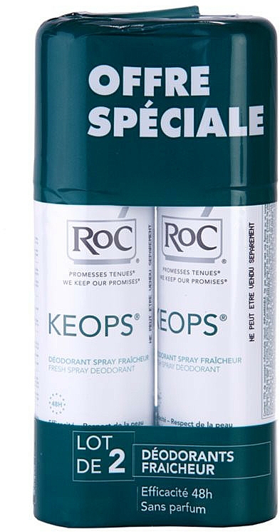 Zestaw - RoC Keops 48H Fresh Deodorant Spray (2 x deo/100ml) — Zdjęcie N2