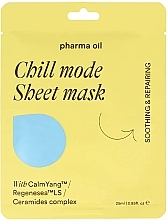 Rewitalizująca maska na twarz - Pharma Oil Chill Mode Sheet Mask — Zdjęcie N1