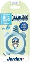 Szczoteczka do gryzaka, 0-12 miesięcy - Jordan Teether & Training Toothbrush — Zdjęcie N1