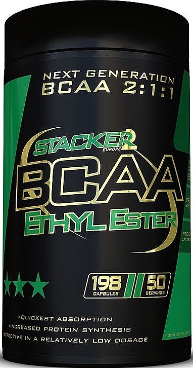 Suplement z aminokwasami - Stacker2 Europe BCAA Ethyl Ester — Zdjęcie N1