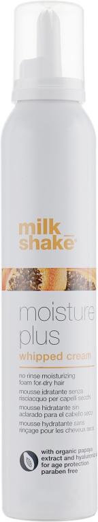 Nawilżająca kremowa pianka do włosów suchych - Milk Shake Moisture Plus Hair Whipped Cream