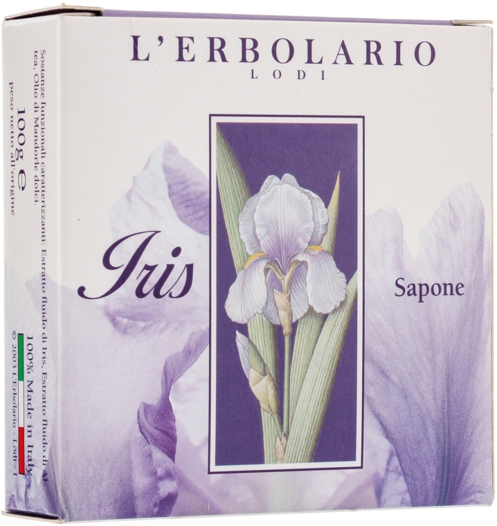 Perfumowane mydło Irys - L'Erbolario Sapone Iris — Zdjęcie N1