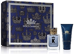 Dolce & Gabbana K by Dolce & Gabbana - Zestaw (edt 50 ml + a/sh/balm 50 ml) — Zdjęcie N1