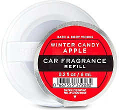 Kup Odświeżacz do samochodu - Bath & Body Works Winter Candy Apple Car Fragrance Refill (wymienny wkład)