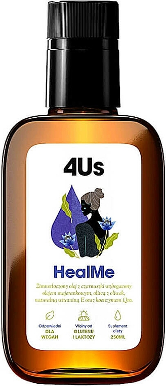 Zimnotłoczony olej z czarnuszki - Health Labs Care 4US HealMe — Zdjęcie N2