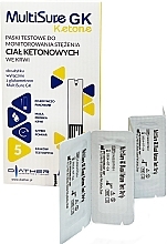 Paski testowe do określania poziomu ketonów - Diather Diagnostics & Therapy MultiSure GK Ketone — Zdjęcie N2