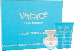 Kup Versace Dylan Turquoise pour Femme - Zestaw (edt/50ml + b/gel/50ml + sh/gel/50ml)