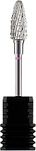 Frez z węglików spiekanych Corn" 6 mm/14 mm, fioletowy - Staleks Pro Expert Corn Purple — Zdjęcie N1