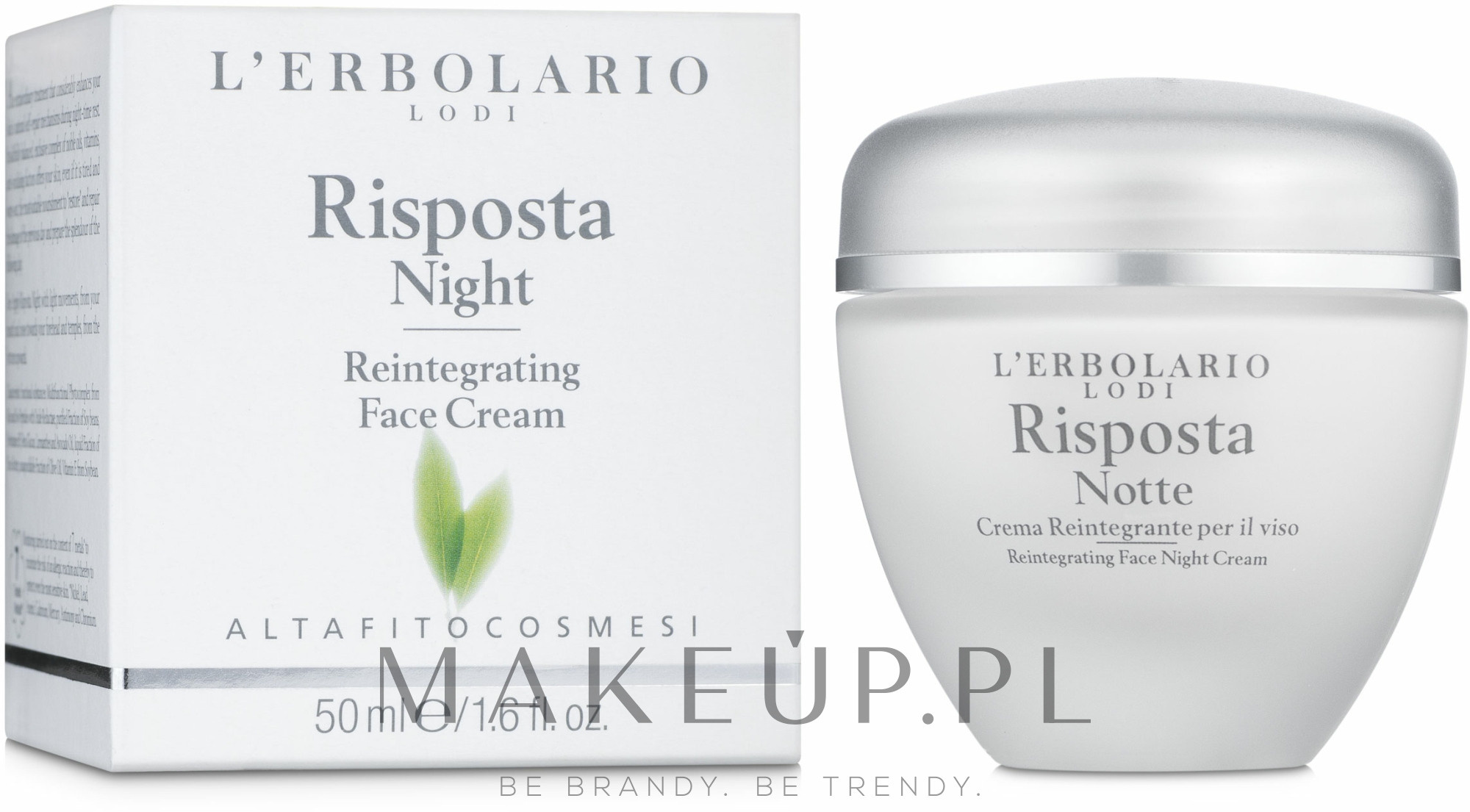 Intensywny krem do twarzy na noc - L'Erbolario Crema Risposta Notte — Zdjęcie 50 ml
