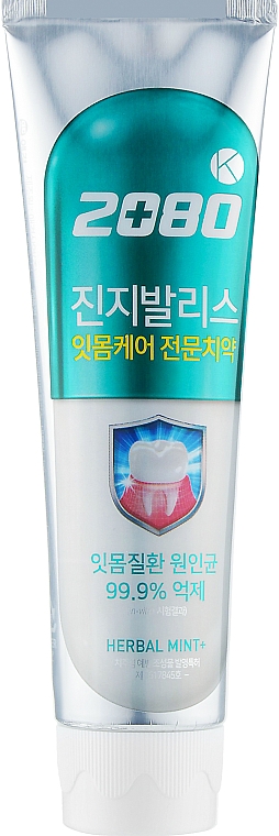Pasta do zębów Kay blue z miłorzębem - Aekyung 2080 Ginkgo Biloba Herbal MInt Toothpaste