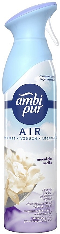 Odświeżacz powietrza "Moonlight Vanilla" - Ambi Pur Moonlight Vanilla Air Freshener Spray — Zdjęcie N1