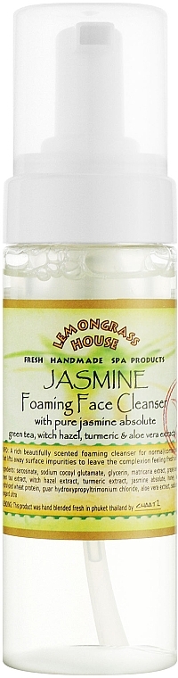 Pianka oczyszczająca do mycia twarzy Jaśmin - Lemongrass House Jasmine Foaming Face Cleanser — Zdjęcie N2
