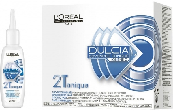 Trwała ondulacja do wrażliwych włosów - L’Oreal Professionnel Dulcia Advanced Tonique 2 — Zdjęcie N1