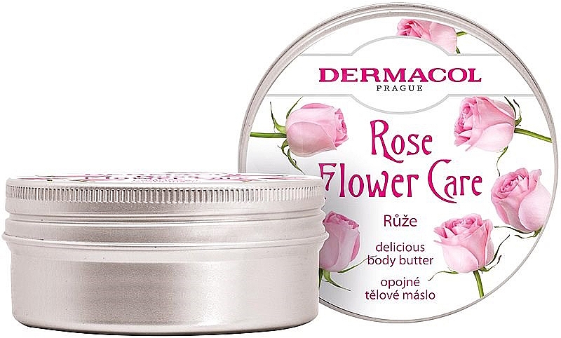 Masło do ciała - Dermacol Rose Flower Care Body Butter — Zdjęcie N1