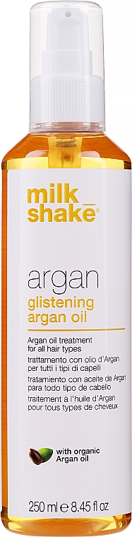 Regenerujący olej arganowy do włosów - Milk Shake Argan Oil — Zdjęcie N1