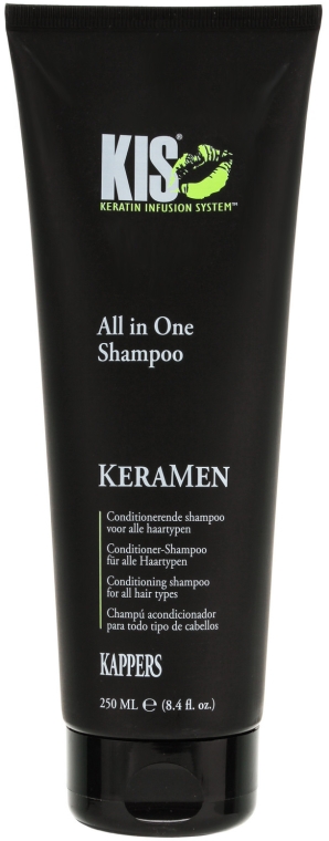 Szampon-odżywka do wszystkich rodzajów włosów - Kis Care KeraMen All in One Shampoo — Zdjęcie N1