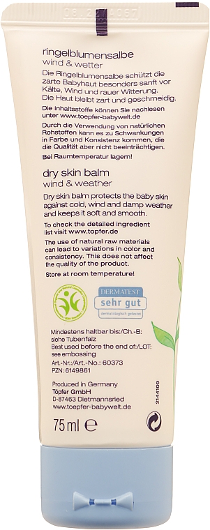 Balsam do skóry suchej dla dzieci - Topfer Babycare Baby Dry Skin Balm — Zdjęcie N2