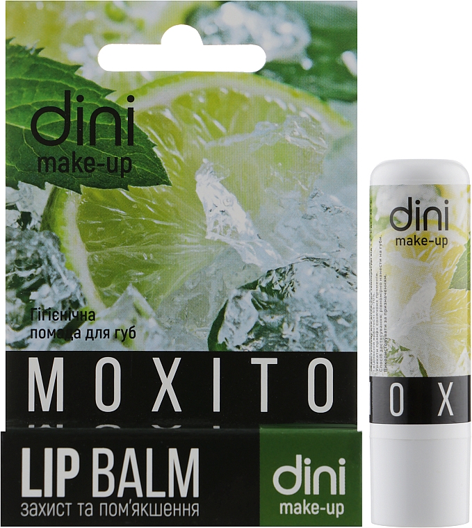 Higieniczna pomadka do ust Mojito - Dini Lip Balm — Zdjęcie N2