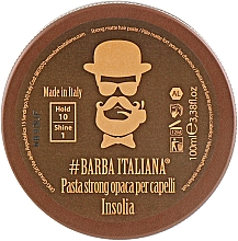 Mocna pasta do włosów, matowa - Barba Italiana Insolia — Zdjęcie N6