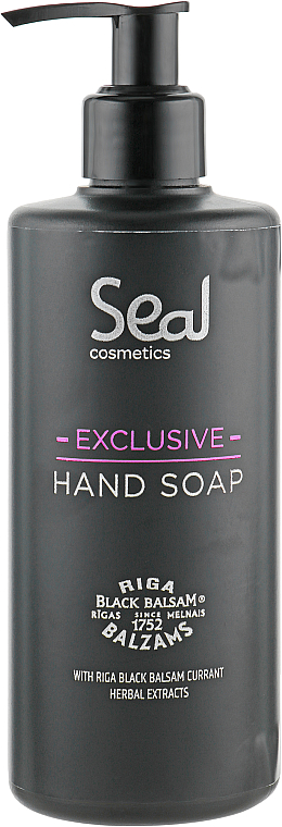 PRZECENA! Ekskluzywne mydło w płynie - Seal Cosmetics Exclusive Hand Soap * — фото N1