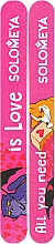 Kup Zestaw pilników do paznokci naturalnych i sztucznych 180/220 - Solomeya All You Need Is Love 180/220