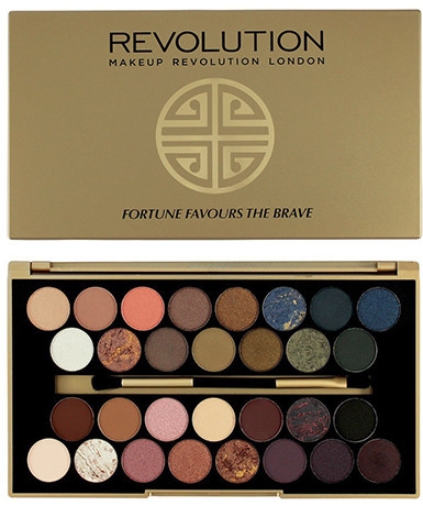 Paleta cieni do powiek, 30 kolorów - Makeup Revolution Eyeshadow Palette Fortune Favours The Brave — фото N2