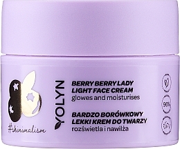 Kup Rozjaśniający krem do twarzy z jagodami - Yolyn Berry Berry Lady Light Face Cream