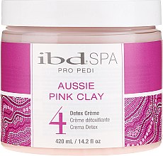 Krem do rąk i stóp z różową glinką - IBD Spa Aussie Pink Clay Detox Creme  — Zdjęcie N1