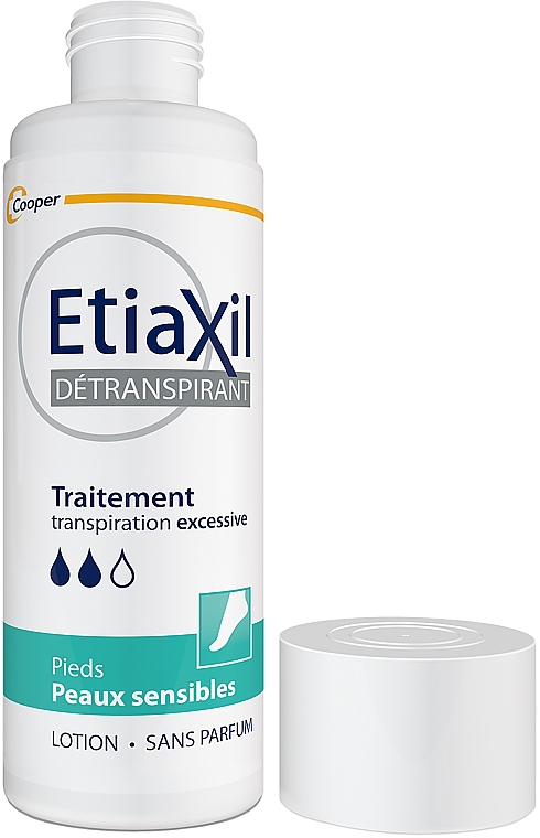 Balsam-antyperspirant do wrażliwej skóry rąk i stóp - Etiaxil Antiperspirant Treatment Sensitive Skin Lotion — Zdjęcie N3