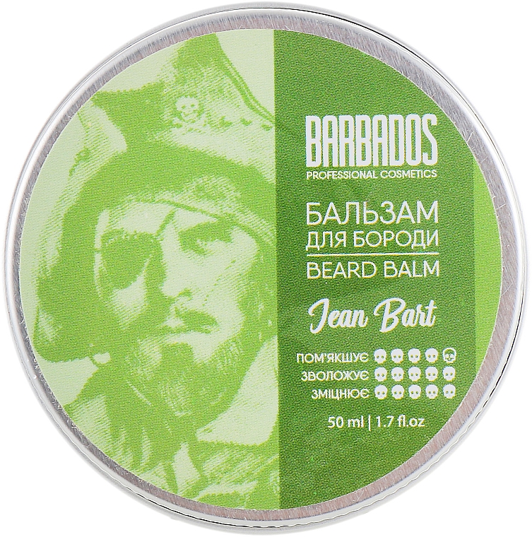 Balsam do brody - Barbados Pirates Beard Balm Jean Bart — Zdjęcie N1