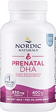 Suplement diety dla kobiet w ciąży bez dodatków, DHA - Nordic Naturals Prenatal DHA — Zdjęcie N1