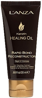 Rekonstruktor do intensywnej odbudowy włosów - L'anza Keratin Healing Oil Rapid Bond Reconstructor — Zdjęcie N1