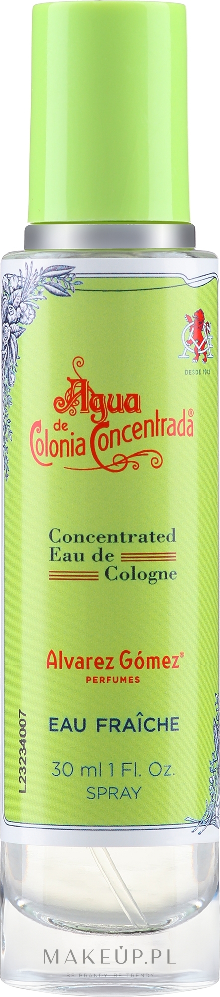 Alvarez Gomez Agua de Colonia Concentrada Eau Fraiche - Woda kolońska — Zdjęcie 30 ml