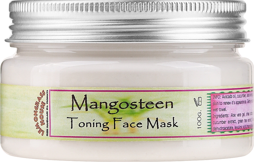 Maska do twarzy Mangostan - Lemongrass House Mangosteen Toning Face Mask — Zdjęcie N1