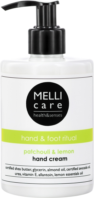 Krem do rąk Paczula i cytryna - Melli Care Hand & Foot Ritual Patchouli & Lemon Hand Cream — Zdjęcie N5