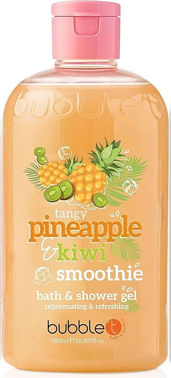 Żel pod prysznic - Bubble T Bath & Shower Gel Pineapple & Kiwi  — Zdjęcie N1