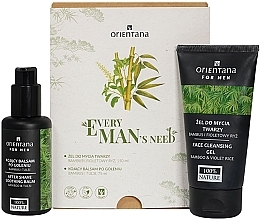 Kup Zestaw - Orientana Every Man's Need (ash/balm/75ml + f/gel/150ml)