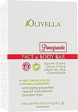 Kup Mydło do twarzy i ciała Granat, na bazie oliwy z oliwek - Olivella Face And Body Bar Soap