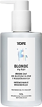 Odżywka-maska 2 w 1 do włosów blond i rozjaśnianych - Yope Blonde — Zdjęcie N1