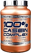 Kompleks belgijskiej czekolady z kazeiną - Scitec Nutrition 100% Casein Complex Belgian Chocolate — Zdjęcie N2