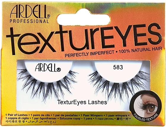 Zestaw sztucznych rzęs, 583 - Ardell TexturEyes 583 False Eyelashes — Zdjęcie N1