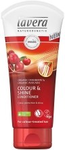 Nabłyszczająca odżywka chroniąca kolor włosów farbowanych - Lavera Organic Cranberry And Organic Avocado Colour & Shine Conditioner — Zdjęcie N1