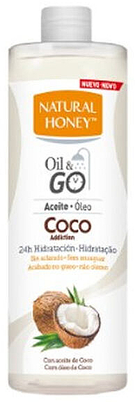 Olejek pod prysznic z olejem kokosowym - Natural Honey Oil & Go Coconut — Zdjęcie N1