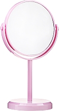 Kup Lusterko kosmetyczne na nóżce 85703, różowe - Top Choice Beauty Collection Mirror