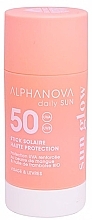 Sztyft przeciwsłoneczny do twarzy SPF 50+ - Alphanova High Protection Face Sun Stick SPF 50 — Zdjęcie N1