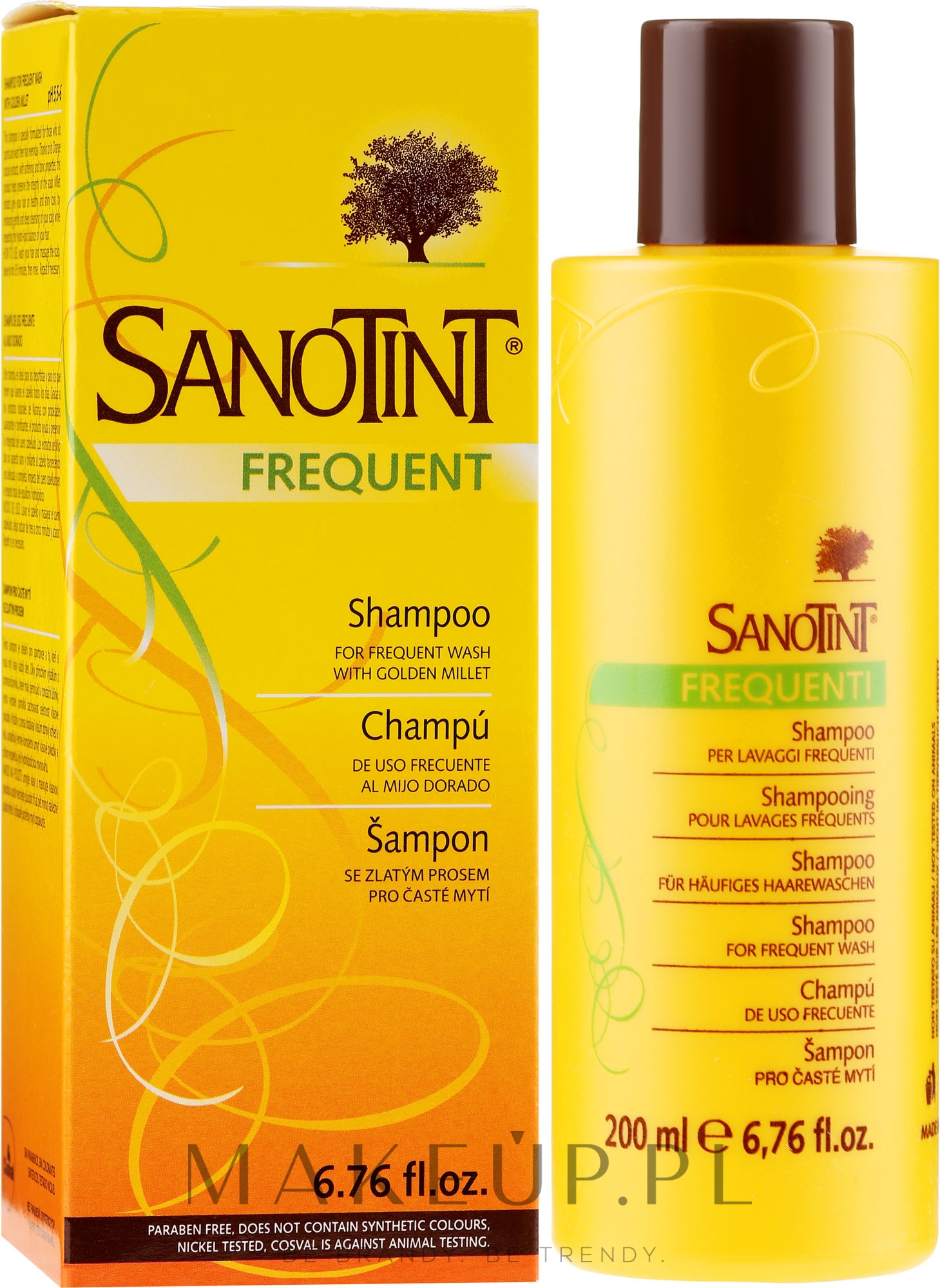 Szampon do częstego mycia włosów - SanoTint Frequenti Shampoo — Zdjęcie 200 ml