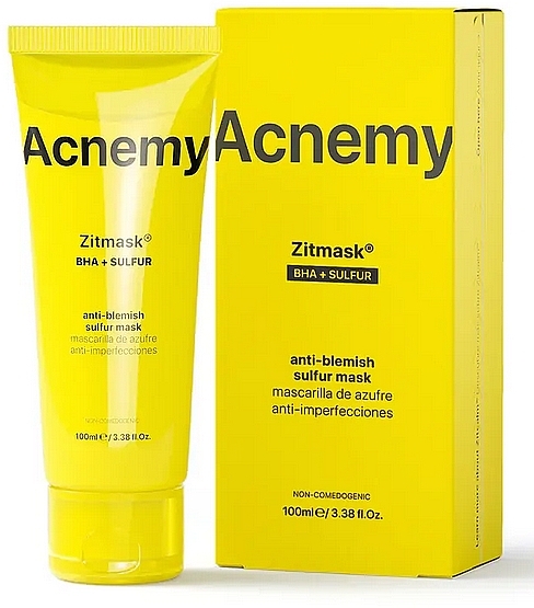 Siarkowa maseczka do twarzy - Zitmask Anti-Blemish Sulfur Mask — Zdjęcie N1