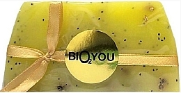 Naturalne mydło rokitnikowe z bursztynem i glinką - Bio2You Natural Seabuckthorn Soap With Amber & Clay — Zdjęcie N1